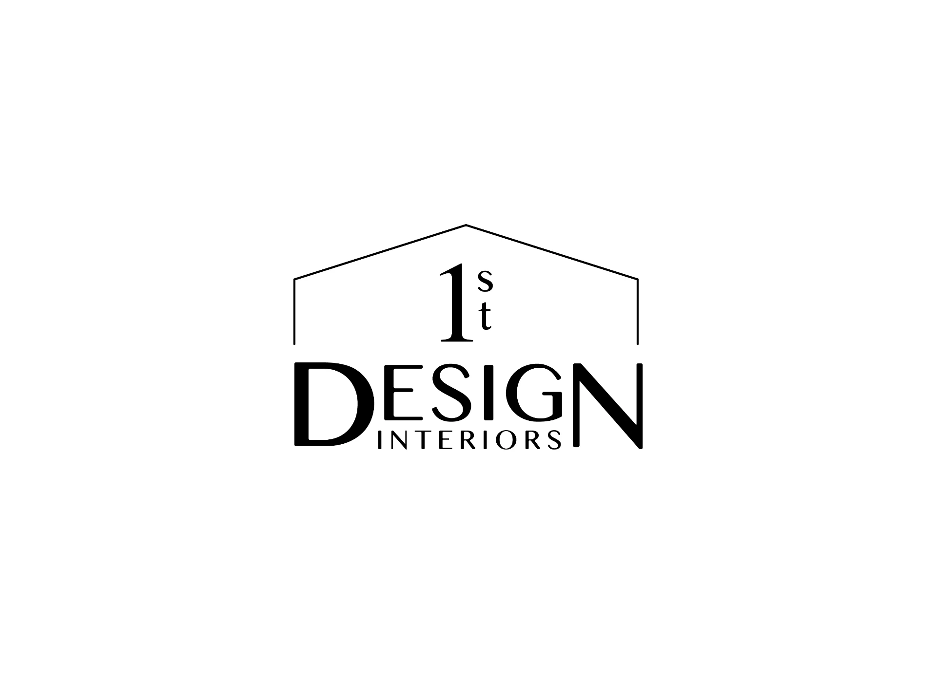 1st Design Interiors — logo design by Jayfinity